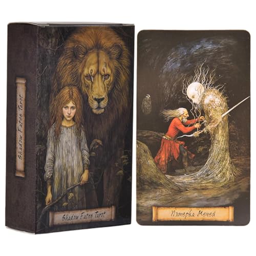 Tarotkarten Für Anfänger | 80 Stück Tarot Spielkarten | Tragbares Strategiespiel | Für Erwachsene Kinder Halloween Fest von Bagiaope