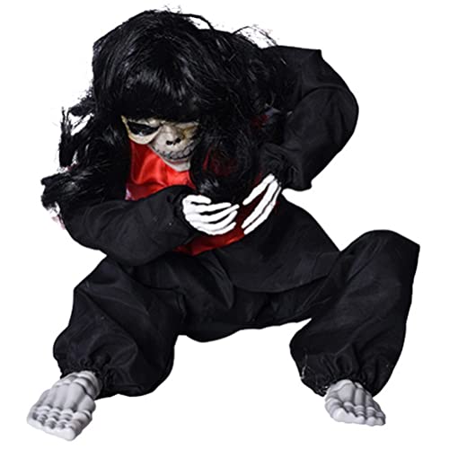 Bagima Animatronic Roaming Creepy Doll Halloween Zitternde Weinende Geisterpuppe Sprachsteuerung Geister-Requisite Halloween-Partydekorationen Spukhaus-Requisite (2), #529, BAGIMADSIGCEX7FA-29 von Bagima