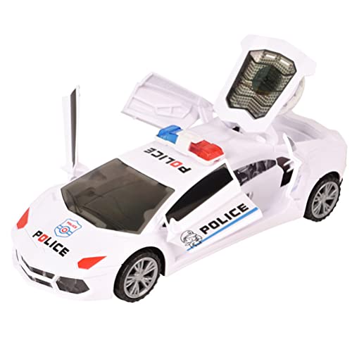 Bagima Kids Türöffnung Polizeiauto Spielzeug - Neues Modell - 360 Grad Drehbares Polizeiauto mit Licht und Sound - Für Kinder (unisex) ab 3 Jahren von Bagima