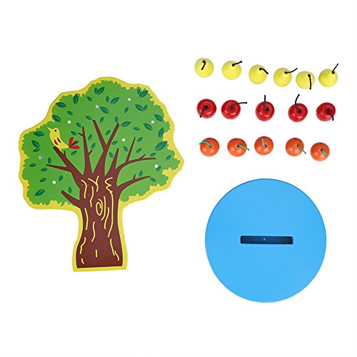 Bagima Lernspielzeug 26×20×4 Hölzerner Obstbaum Magnetisches DIY-Spielzeug Rollenspielspielzeug für Kinder Pädagogische Geschenke, #211, BAGIMADKT46NFWZY von Bagima