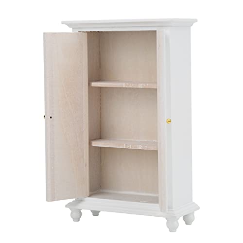 Bagima Puppenkleiderschrank, Puppenhaus-Kleiderschrank, 16 X 10 X 5 Miniatur-Puppenhaus-Kleiderschrank, Weißer Holz-Doppeltür-Haushaltsschrank, #011, BAGIMAPO23ANX05U Bagima Puppenkleiderschrank, Puppenhaus-Kleiderschrank, 16 X 10 X 5 Miniatur-Puppenhaus-Kleiderschrank, Weißer Holz-Doppeltür-Haushaltsschrank, #011, BAGIMAPO23ANX05U von Bagima