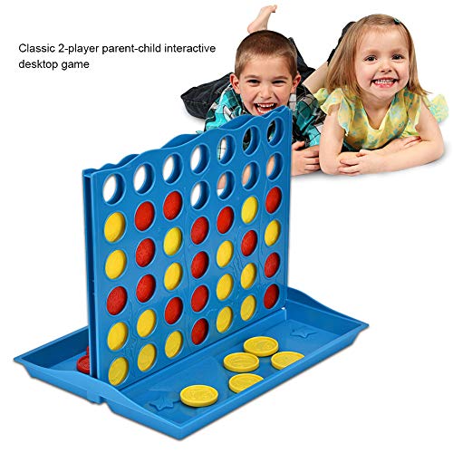 Bagima Spiel Lernspielzeug 4 in Reihe Schachverbindung Tischplatte Eltern-Kind-Interaktionsspiel von Bagima