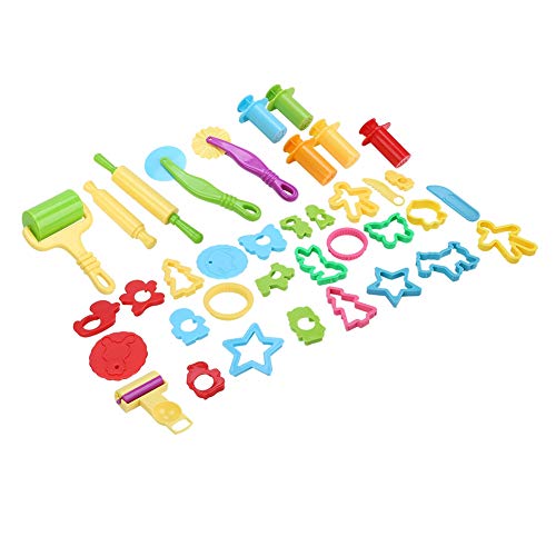 Bagima Werkzeug Play Doh Set 27×19×6 38 Stück DIY Kinder Farbe Teig Ton Werkzeug Plastilin Form Form Spielzeug, #307, BAGIMA1BGH96RX7F von Bagima