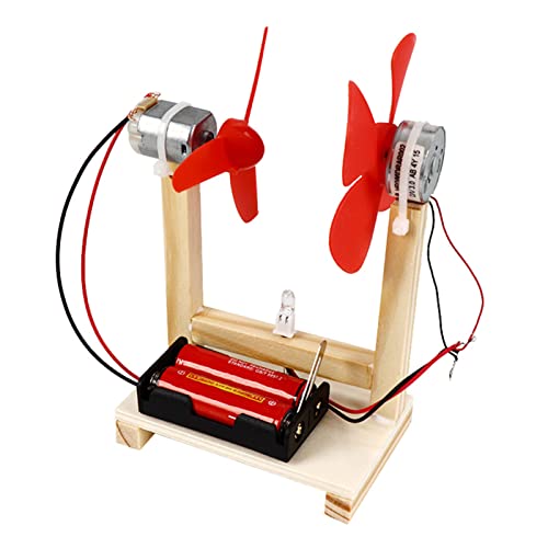 Windkraftanlage Modell DIY Windgenerator Einzigartiger Stromgenerator Kit Kinder Lernspielzeug Kit Wissenschaftliche Experimente Kits 1,5 V von Bagima