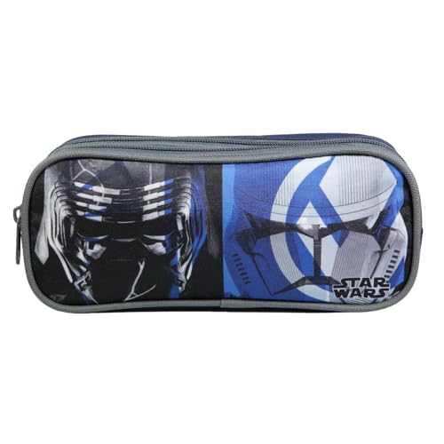 BAGTROTTER Schulmappe 2 Fächer Disney Star Wars Blau von Bagtrotter
