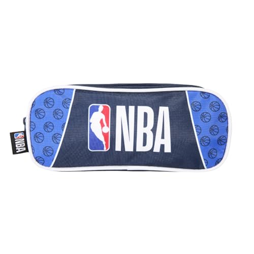 Bagtrotter - NBA - Basketball - Rechteckiges Schulmäppchen - Marine - 2 Fächer mit Reißverschluss - 23x7x10cm - Material Polyester - Schulzubehör und Schreibwaren Bagtrotter - NBA - Basketball - Rechteckiges Schulmäppchen - Marine - 2 Fächer mit Reißverschluss - 23x7x10cm - Material Polyester - Schulzubehör und Schreibwaren von Bagtrotter