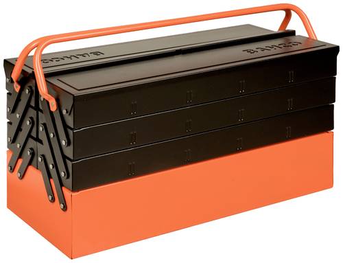 Bahco 1497MBF750 Werkzeugkasten unbestückt Metall Schwarz/Orange von Bahco