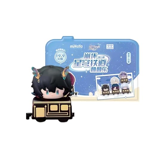 Bahomu Anime Blind Box, 1 Stück süße Honkai Star Rail Serie Mini-Blindtasche für Desktop-Ornament, Sammlerstück, PVC-Spielzeug für HSR-Fans, Geschenke (erste Generation) von Bahomu
