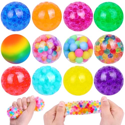 20 Stück Mitgebsel Kindergeburtstag Squishy Stressball, Weiche Squishy Stressbälle, Entspannung für Kinder & Erwachsene, Anti Stress Bälle Kindergeburtstag Gastgeschenke, Zufällige Farben von BaiDekun