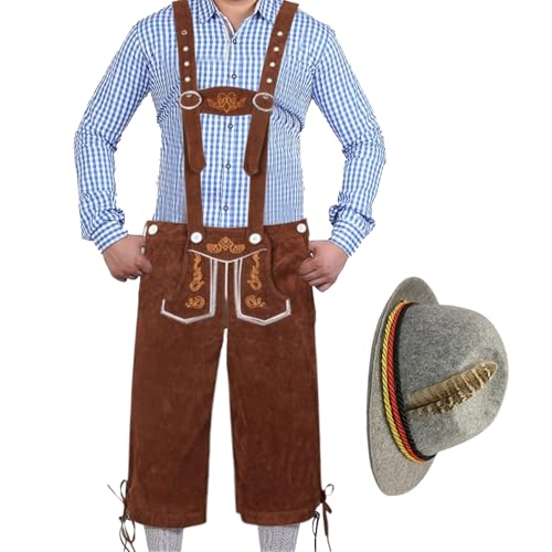 Bajbumgn Herren Oktoberfest Kostüm Deutsch, Bayrisches Kostüm Herren, Traditionelle Lederhose Für Väter Bierfest Deutsche Kulturveranstaltungen Bajbumgn Herren Oktoberfest Kostüm Deutsch, Bayrisches Kostüm Herren, Traditionelle Lederhose Für Väter Bierfest Deutsche Kulturveranstaltungen von Bajbumgn