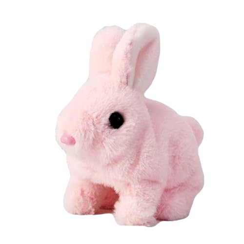 Bajbumgn My Realistic Bunny Toy, Interaktives Osterhasen Spielzeug, realistisches Stoffhasentier zum Springen, Zucken, Ohrenschütteln, elektronisches Hasenplüschspielzeug für Kinder Bajbumgn My Realistic Bunny Toy, Interaktives Osterhasen Spielzeug, realistisches Stoffhasentier zum Springen, Zucken, Ohrenschütteln, elektronisches Hasenplüschspielzeug für Kinder von Bajbumgn