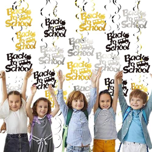 Bajbumgn Schulparty Dekoration | Schuldeko Für Zuhause - Farbenfrohe Wiederverwendbare Deko Für Kindergarten Vorschule Klassenzimmer Lehrer Bajbumgn Schulparty Dekoration | Schuldeko Für Zuhause - Farbenfrohe Wiederverwendbare Deko Für Kindergarten Vorschule Klassenzimmer Lehrer von Bajbumgn