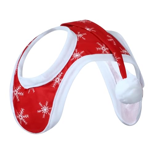 Bajbumgn Weihnachtshut Für | Weihnachts Zügelüberzug - Atmungsaktiv Mit Schneeflocken Design Für Festtage Outdoor Feste Hofdekoration Bajbumgn Weihnachtshut Für | Weihnachts Zügelüberzug - Atmungsaktiv Mit Schneeflocken Design Für Festtage Outdoor Feste Hofdekoration von Bajbumgn