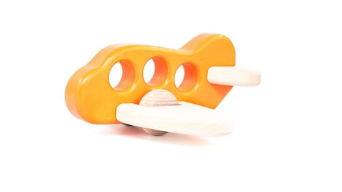 Bajo Holzspielzeug-Flugzeug, Orange Bajo Holzspielzeug-Flugzeug, Orange von Bajo