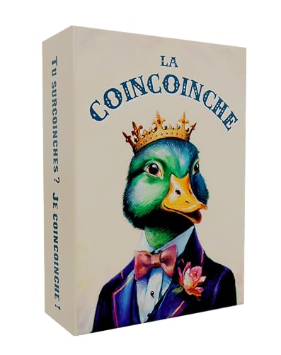 Coincoinche Gesellschaftsspiel, Belote Coinchée Revisiité, vereinfachte Regeln, eine moderne Coinche, lustig und zugänglich, Kartenspiel, 32 Stück, Gesellschaftsspiel, entworfen in Frankreich, eine Coincoinche Gesellschaftsspiel, Belote Coinchée Revisiité, vereinfachte Regeln, eine moderne Coinche, lustig und zugänglich, Kartenspiel, 32 Stück, Gesellschaftsspiel, entworfen in Frankreich, eine von Bakakou