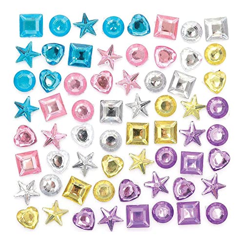 Baker Ross Schmuckstein Sticker - 250 Stück, Bastelbedarf für Kinder (FC323), sortiert Baker Ross Schmuckstein Sticker - 250 Stück, Bastelbedarf für Kinder (FC323), sortiert von Baker Ross