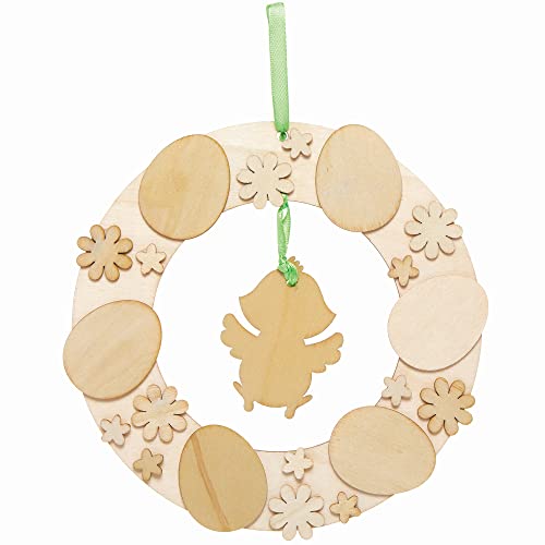 Baker Ross FC614 Ostern Kränze Holz Bastelset, Sortiert, XL Baker Ross FC614 Ostern Kränze Holz Bastelset, Sortiert, XL von Baker Ross
