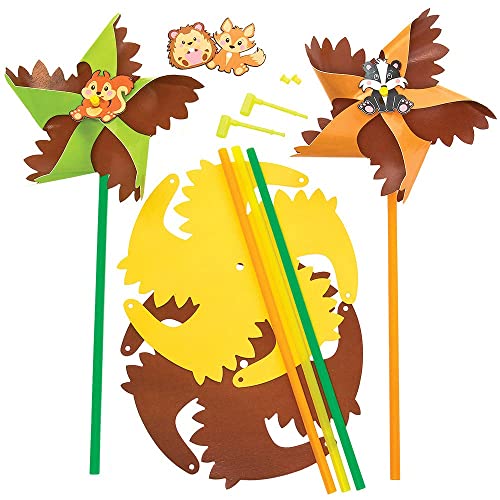 Baker Ross FX144 Windmühle Bastelset-6er Pack, Windrädchen Basteln Herbst Bastelaktivitäten für Kinder Baker Ross FX144 Windmühle Bastelset-6er Pack, Windrädchen Basteln Herbst Bastelaktivitäten für Kinder von Baker Ross