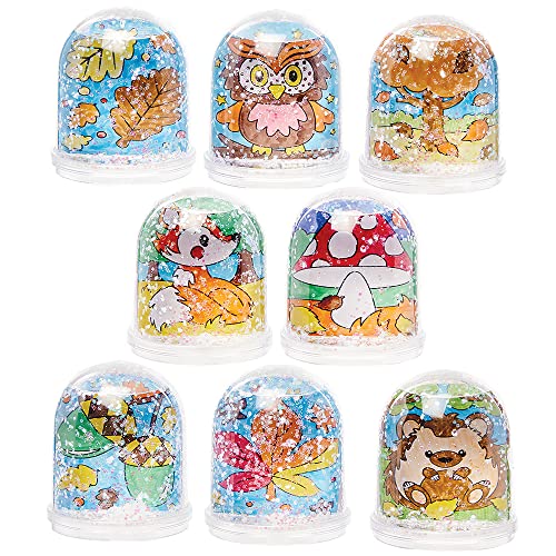 Baker Ross FX147 Herbst Schneekugel Bastelset-4er Pack, Basteln und Ausmalen für Kinder, Kleine Kindergeburtstag Bastelsets Baker Ross FX147 Herbst Schneekugel Bastelset-4er Pack, Basteln und Ausmalen für Kinder, Kleine Kindergeburtstag Bastelsets von Baker Ross