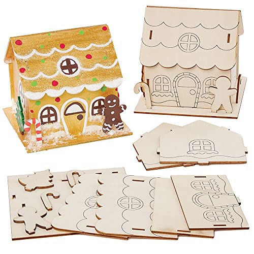 Baker Ross FX295 Lebkuchenhaus Holzbastelset-2 Stück, Bastelsets für Kinder aus Holz, Kinderbasteln an Weihnachten Baker Ross FX295 Lebkuchenhaus Holzbastelset-2 Stück, Bastelsets für Kinder aus Holz, Kinderbasteln an Weihnachten von Baker Ross