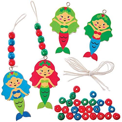 Baker Ross FX372 Meerjungfrau Bastelset mit Perlen für Kinder-4er Pack, Eulen Set für Kinder Dekorieren, Ideal für Kindergeburtstag Basteln, Alter 5+ Baker Ross FX372 Meerjungfrau Bastelset mit Perlen für Kinder-4er Pack, Eulen Set für Kinder Dekorieren, Ideal für Kindergeburtstag Basteln, Alter 5+ von Baker Ross