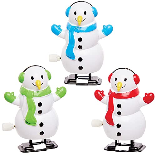 Baker Ross FX438 Aufzieh Schneemann-3er Pack, Adventskalender Geschenke, Aufziehspielzeug, Kleine Nikolausgeschenke für Kinder Baker Ross FX438 Aufzieh Schneemann-3er Pack, Adventskalender Geschenke, Aufziehspielzeug, Kleine Nikolausgeschenke für Kinder von Baker Ross