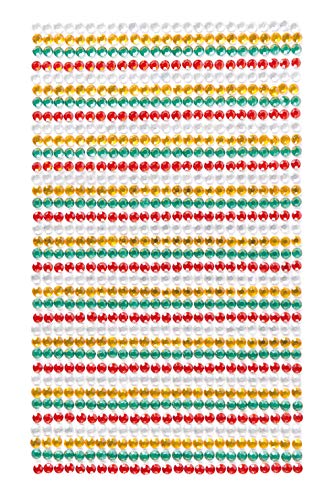 Baker Ross Festliches selbstklebendes Edelstein-Sparpackung für Kunsthandwerk und Kunstprojekte für Kinder, Karten, Partytüten und Dekorationen (900er-Pack) von Baker Ross