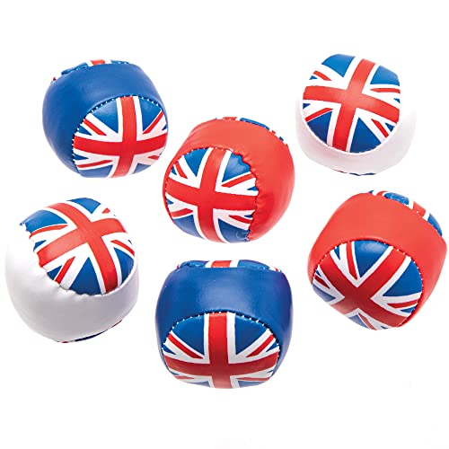 Baker Ross PJ135 Union Jack Mini-Ball, weich, für Kinder, Krönung, Party, Souvenir, 6 Stück Baker Ross PJ135 Union Jack Mini-Ball, weich, für Kinder, Krönung, Party, Souvenir, 6 Stück von Baker Ross