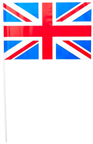 Baker Ross PJ145 Union Jack Hand Waving Flaggen – 12 Stück, Kings Coronation 2023 Street Party Baker Ross PJ145 Union Jack Hand Waving Flaggen – 12 Stück, Kings Coronation 2023 Street Party von Baker Ross