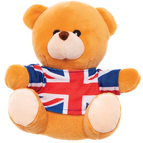 Baker Ross PJ163 Teddybär mit Union Jack-Motiv, 15 cm großes weiches Jubilee von Baker Ross