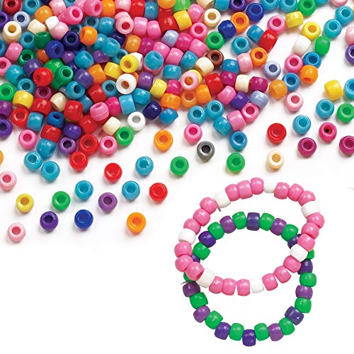 Baker Ross Großpackung Perlen - bunt - für Kinder zum Basteln von Schmuck - Ketten - Armbändern - 600 Stück Baker Ross Großpackung Perlen - bunt - für Kinder zum Basteln von Schmuck - Ketten - Armbändern - 600 Stück von Baker Ross