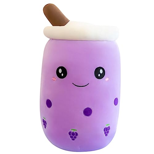 BakerMiche Bubble Tea Plüschtier kuscheliges Plüschtier Boba Tee Plüschkissen Milchteetasse Stofftier Schlafkissen Umarmungskissen Sofa Dekoration Geburtstagsgeschenk für Kinder, 50cm von BakerMiche