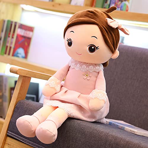 Plüschpuppe Mädchen Gefüllte Puppen Stoffpuppe Prinzessin Puppe Weiche Kuschelpuppe Erste Baby Puppe zum kuscheln Baby Puppe Rag Dolls Plüsch Stofftier Spielzeug Handmade Textilpuppen Geschenk Puppe von Bakermiche