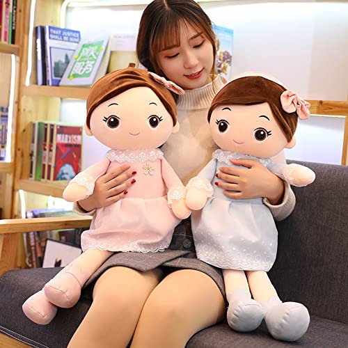 Plüschpuppe Mädchen Gefüllte Puppen Stoffpuppe Prinzessin Puppe Weiche Kuschelpuppe Erste Baby Puppe zum kuscheln Baby Puppe Rag Dolls Plüsch Stofftier Spielzeug Handmade Textilpuppen Geschenk Puppe von BakerMiche