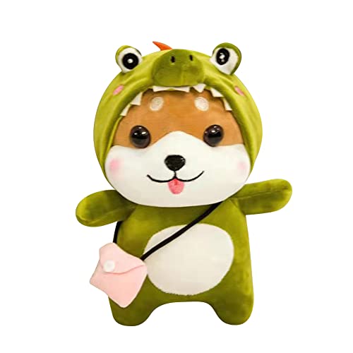 Shiba Inu Kuscheltier Hund Plüschtier Stofftier Plüsch-Hund Gefüllte Weiche Plushie Hunde Corgi Hund Plüsch Plüschtiere Animal Cartoon Baby Doll Weiche Puppe Hund Tiere Kissen Spielzeug für Kinder von Bakermiche