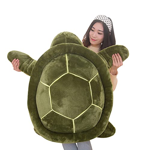 Turtle Figuren Plüschtiere Gefüllte Schildkröte Kuscheltier Puppen Plüschschildkröte Spielzeug Cartoon Entzückende Tier Spielzeug Meeresschildkröten Für Kinder Kleinkinder Geschenk für Geburtstage von Bakermiche