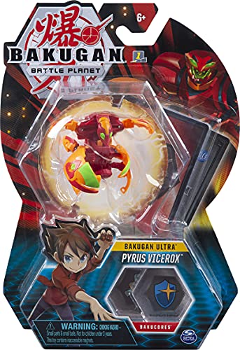 Bakugan Ultra Pyrus Vicerox 7,6 cm Sammel-Actionfigur und Sammelkarte, ab 6 Jahren Bakugan Ultra Pyrus Vicerox 7,6 cm Sammel-Actionfigur und Sammelkarte, ab 6 Jahren von Bakugan