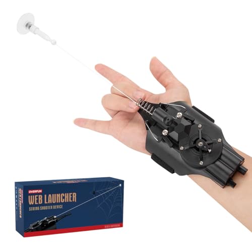 BalaSnow Spinnennetz Abschussgerät Spider String Shooters Spielzeug, Web Launcher Schnur, Coole Gadgets [Elektrische Einzug] Echter Seide Superheld Rollenspiel Spaß Spielzeug von BalaSnow