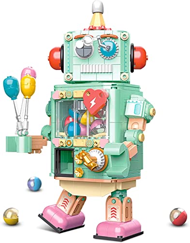 Balcony and Juice Roboter Bauklötze Spielzeug 2023 Neu, DIY Spielzeug Baukästen für Erwachsene/Familie/Freunde/Liebhaber, Gewinnspiel-Roboter Konstruktionsspiele für die Partyspiel von Balcony and Juice