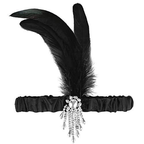 Balinco 20er Jahre Feder Haarband | Gatsby Stirnband | Pailletten Kopfband | Charleston Retro Stirnband | Federstirnband | Haarschmuck 1920s | Accessoire für Damen Balinco 20er Jahre Feder Haarband | Gatsby Stirnband | Pailletten Kopfband | Charleston Retro Stirnband | Federstirnband | Haarschmuck 1920s | Accessoire für Damen von Balinco