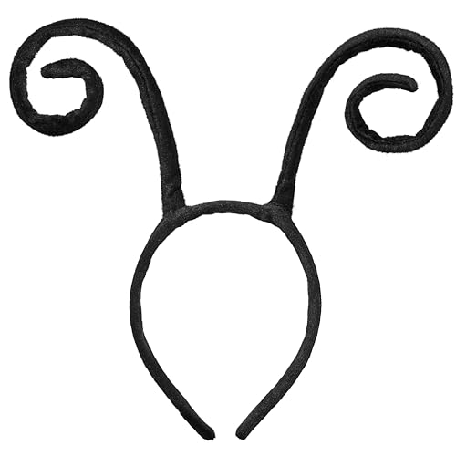 Balinco Fühler Haarreif, Käfer Antennen Kostüm, Ameisen Haarband, Käfer Stirnband, Insekten Accessoire, Kakerlake Outfit, Schmetterling Verkleidung, Fliege Karneval, Biene Fasching Zubehör von Balinco