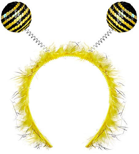 Balinco Haarreif Biene mit Fühlern für Damen als Accessoire für Ihr Kostüm zum Karneval Balinco Haarreif Biene mit Fühlern für Damen als Accessoire für Ihr Kostüm zum Karneval von Balinco