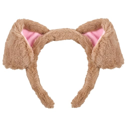 Balinco Hundeohren Kostüm, Hundekostüm, Karneval Kostüm Tier, Faschingskostüm Hund, Hunde Haarband, Hündchen Ohren Haarreif, Halloween, Braun, Rosa, Plüschohren Balinco Hundeohren Kostüm, Hundekostüm, Karneval Kostüm Tier, Faschingskostüm Hund, Hunde Haarband, Hündchen Ohren Haarreif, Halloween, Braun, Rosa, Plüschohren von Balinco