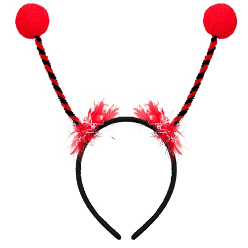 Balinco Marienkäfer Haarreif, Kostüm Damen, Ladybug Haarreifen, Kopfschmuck, Party Accessoires, Käfer Stirnband, Karneval, Fasching, Halloween Balinco Marienkäfer Haarreif, Kostüm Damen, Ladybug Haarreifen, Kopfschmuck, Party Accessoires, Käfer Stirnband, Karneval, Fasching, Halloween von Balinco