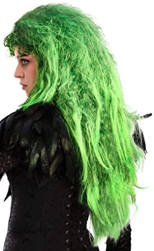 Balinco Perücke Hexe Halloween, Grüne Perücke, Headband Wig, Green Wig, Hexen Kostüm Accessoire, Motto Party Kostüm Zubehör, Karneval, Fasching, Weiberfastnacht Balinco Perücke Hexe Halloween, Grüne Perücke, Headband Wig, Green Wig, Hexen Kostüm Accessoire, Motto Party Kostüm Zubehör, Karneval, Fasching, Weiberfastnacht von Balinco