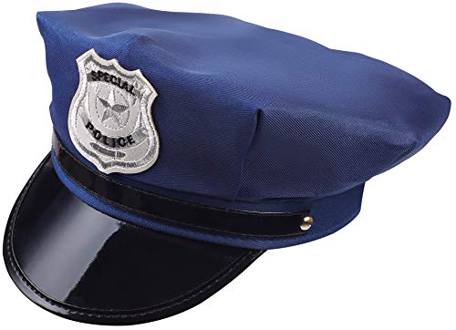 Balinco Polizeimuetze Polizei Hut Cap Schirmmuetze dunkelblau fuer Damen & Herren von Balinco