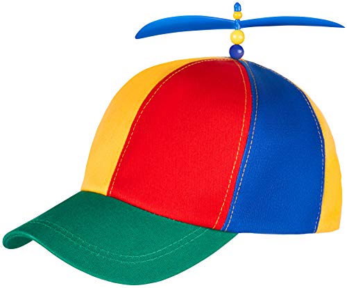 Bunte Propellermütze | Propeller-Mütze | Hubschraubermütze | Hubschrauber-Kappe | Baseball Cap für Erwachsene & Kinder - Größenverstellbar Bunte Propellermütze | Propeller-Mütze | Hubschraubermütze | Hubschrauber-Kappe | Baseball Cap für Erwachsene & Kinder - Größenverstellbar von Balinco