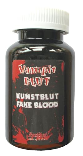 Kunstblut 250 ml Vampir I Halloween I Blutsauger I künstliches Blut I Vampirblut I Filmblut rot I Zombie I Horror von Balinco