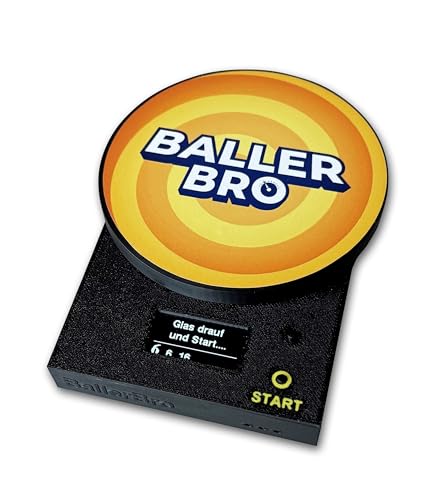BallerBro – Trinkspiel mit Waage - Elektronisches Partyspiel mit 3 Spielmodi - Schlücke abschätzen, Exen auf Zeit & Darts - Alleine, zu zweit, zu dritt oder für Gruppen BallerBro – Trinkspiel mit Waage - Elektronisches Partyspiel mit 3 Spielmodi - Schlücke abschätzen, Exen auf Zeit & Darts - Alleine, zu zweit, zu dritt oder für Gruppen von BallerBro