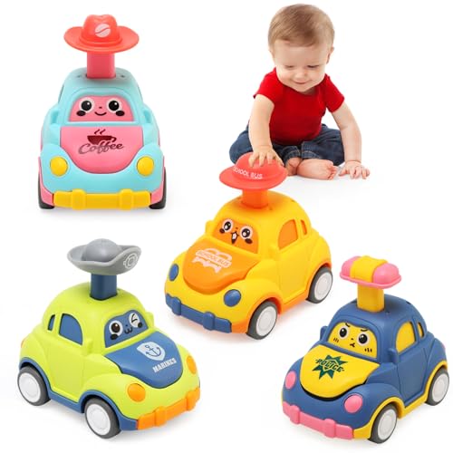 Ballery Baby Auto Spielzeug ab 1 Jahr, Baby Spielzeug 1 2 3 Jahr, Press-and-Go Spielzeugauto Set für Kleinkinder, Jungen und Mädche Ballery Baby Auto Spielzeug ab 1 Jahr, Baby Spielzeug 1 2 3 Jahr, Press-and-Go Spielzeugauto Set für Kleinkinder, Jungen und Mädche von Ballery
